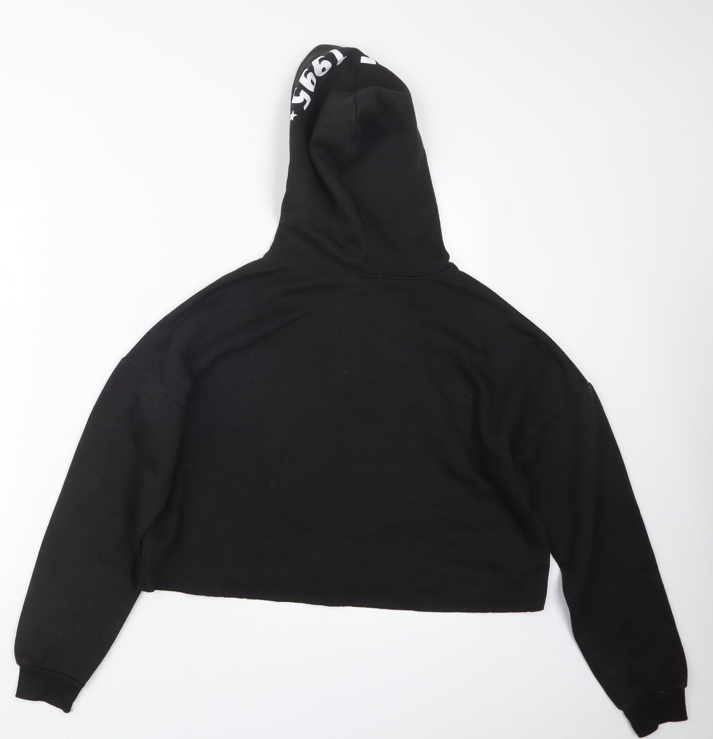 New Look Girls Black   Pullover Hoodie Size 14-15 Years