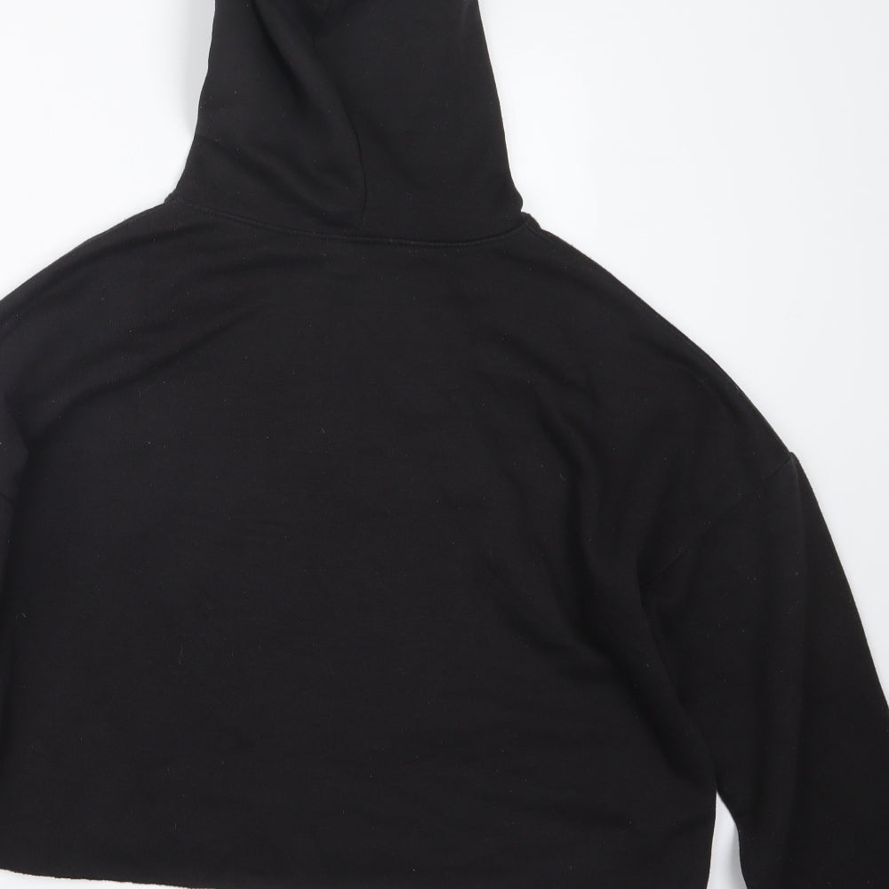 New Look Girls Black   Pullover Hoodie Size 14-15 Years
