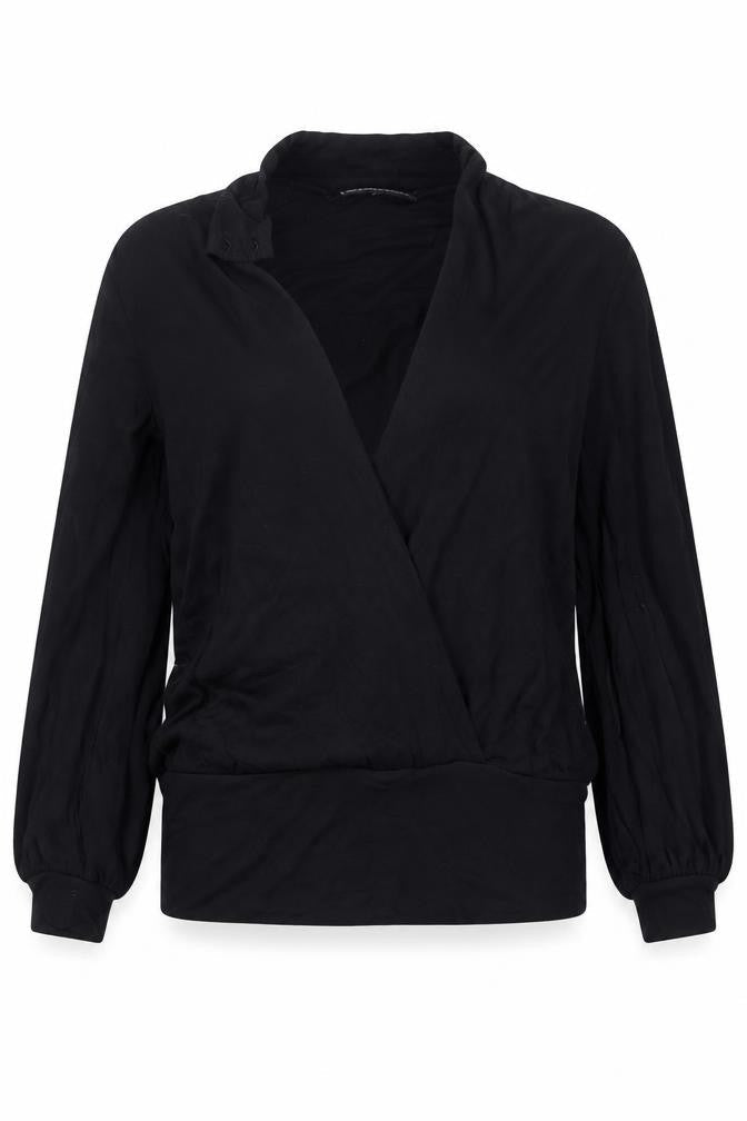 Warehouse Womens Black   Basic Blouse Size 10