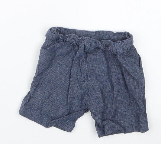 Mini Club Boys Blue   Cropped Trousers Size 3-6 Months