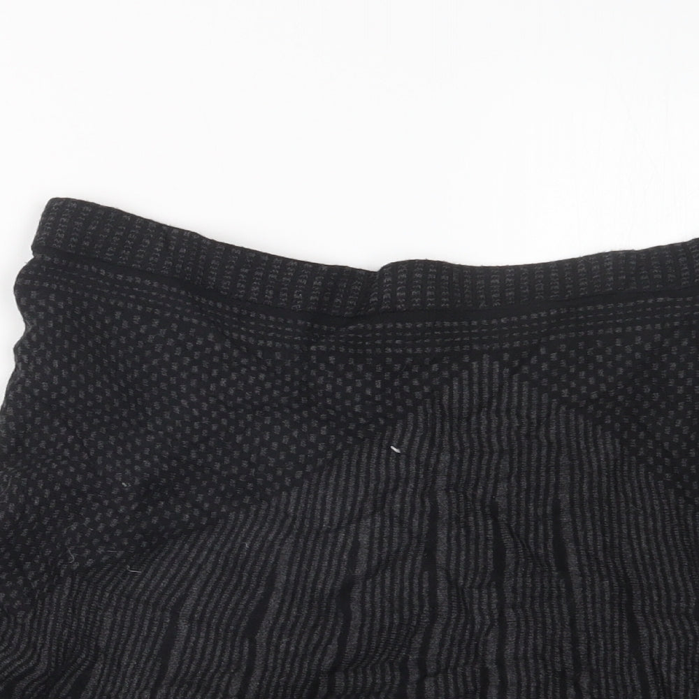 Max Studio Womens Black   A-Line Skirt Size L