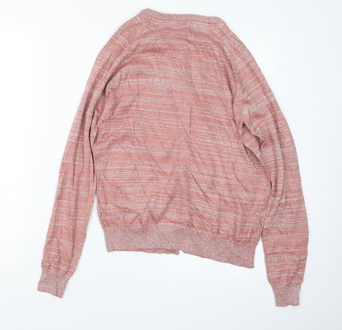 NEXT Womens Pink  Knit Cardigan Jumper Size 12