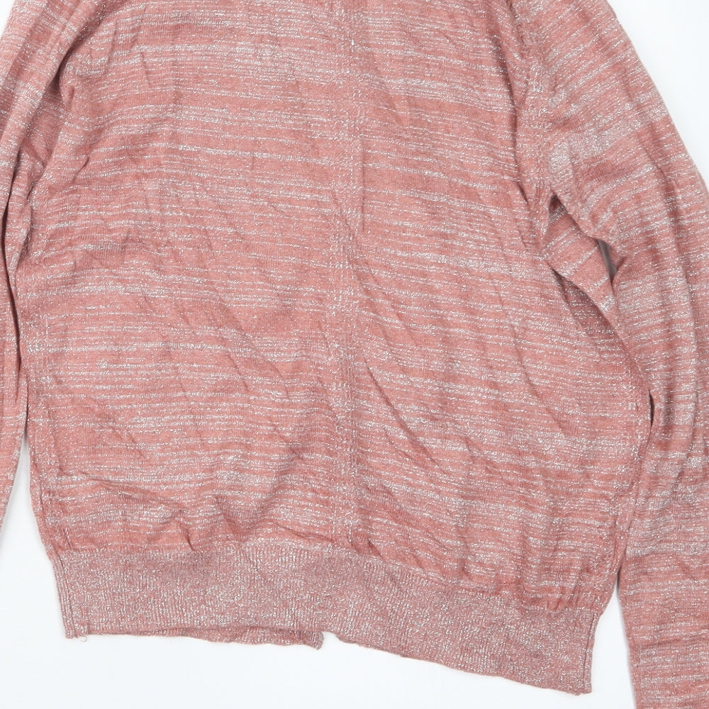 NEXT Womens Pink  Knit Cardigan Jumper Size 12