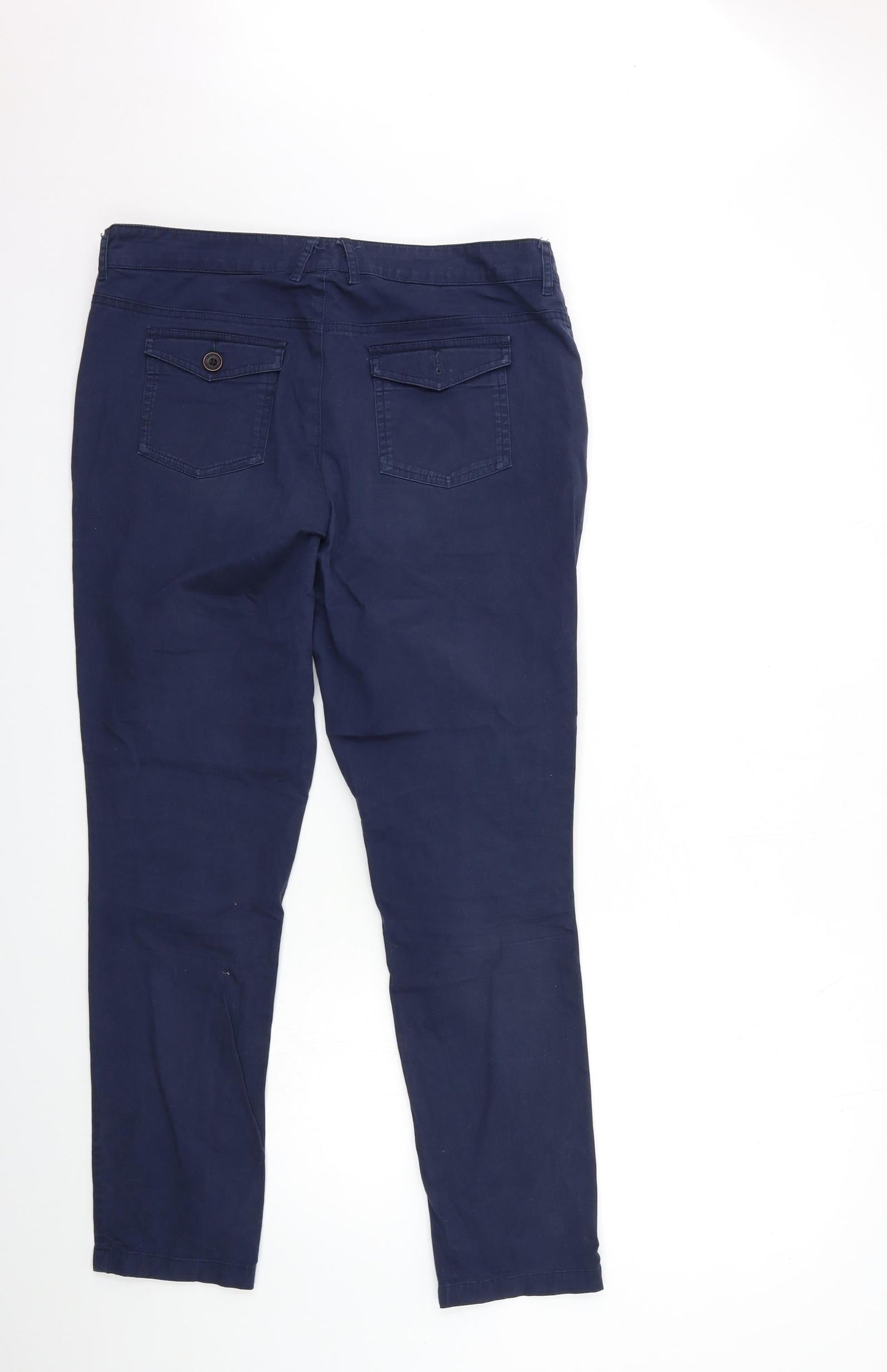 Preworn Womens Blue   Chino Trousers Size 34 in L30 in