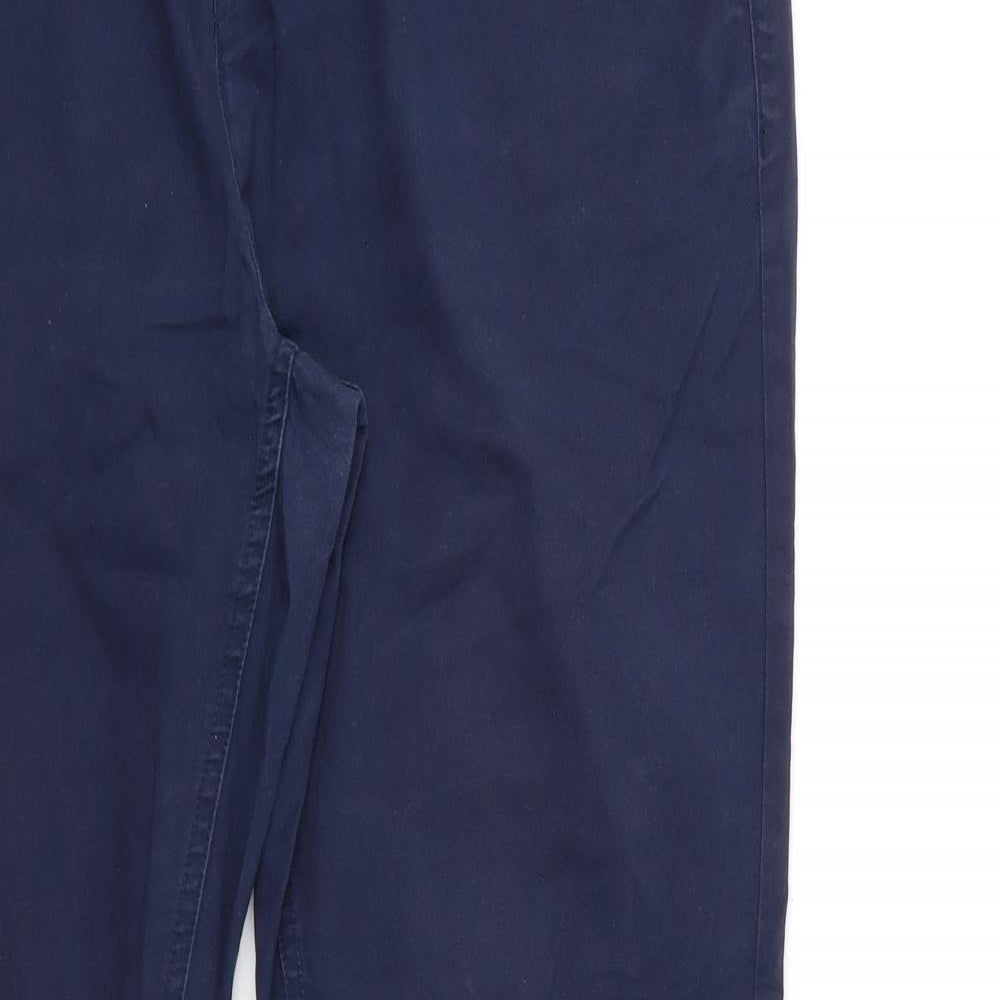 Preworn Womens Blue   Chino Trousers Size 34 in L30 in