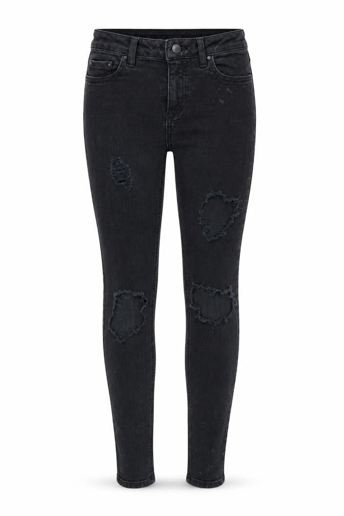 Denim & Co. Womens Blue  Denim Skinny Jeans Size 8 L27 in