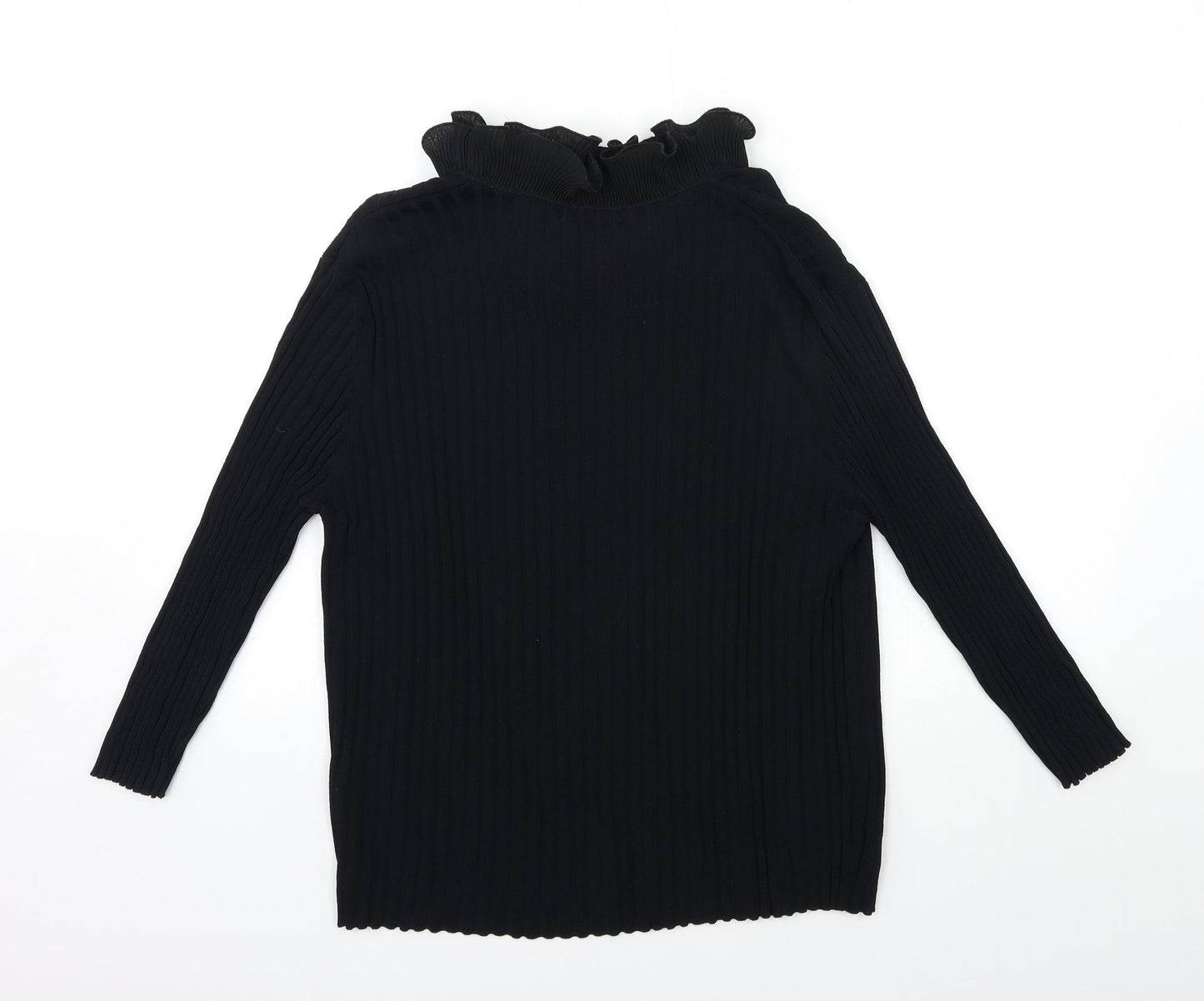 Bonmarché Womens Black  Knit Pullover Jumper Size XL