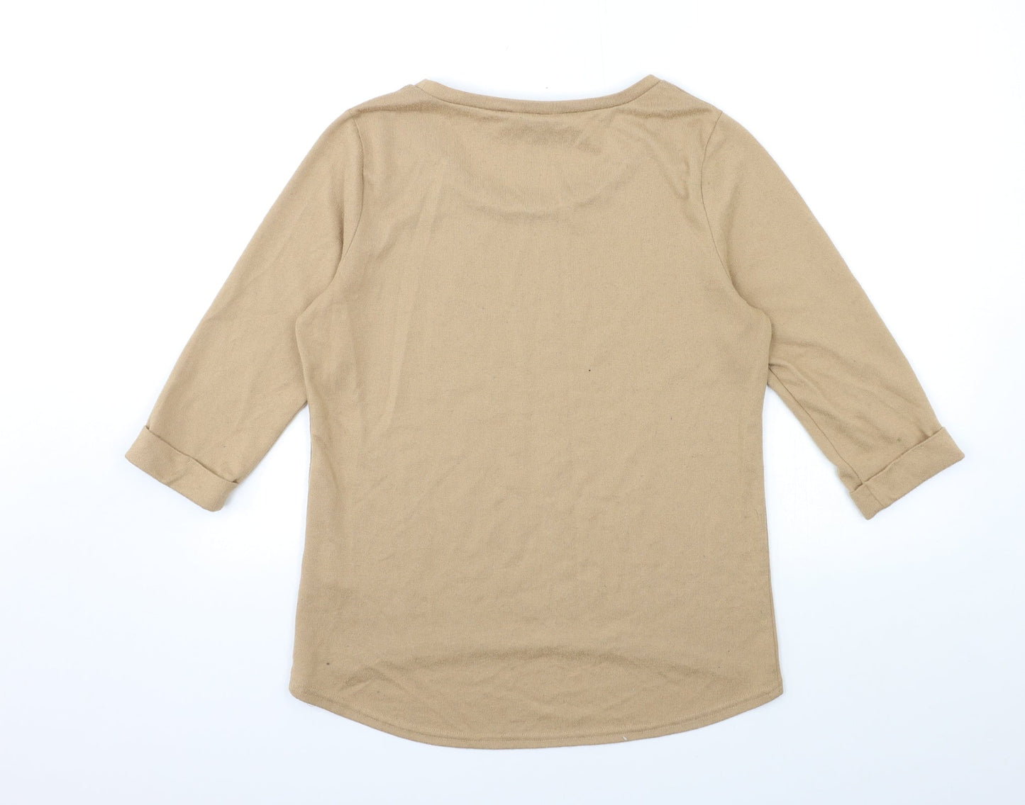 New Look Womens Brown  Knit Pullover Jumper Size 12