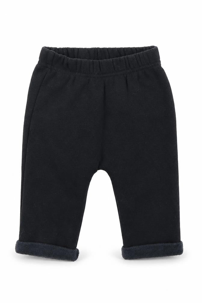 Nutmeg Boys Black   Jogger Trousers Size 3-6 Months  - Bear