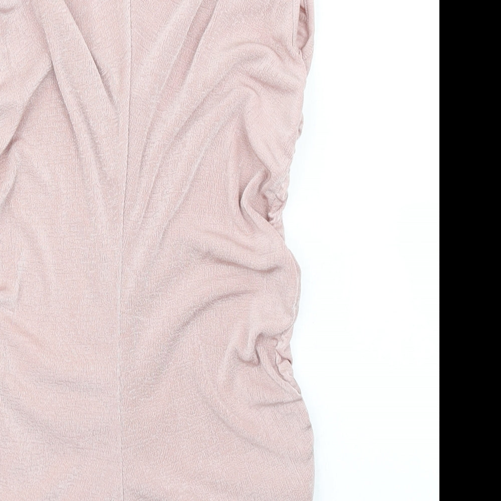 V By Very Womens Pink   Basic T-Shirt Size 12