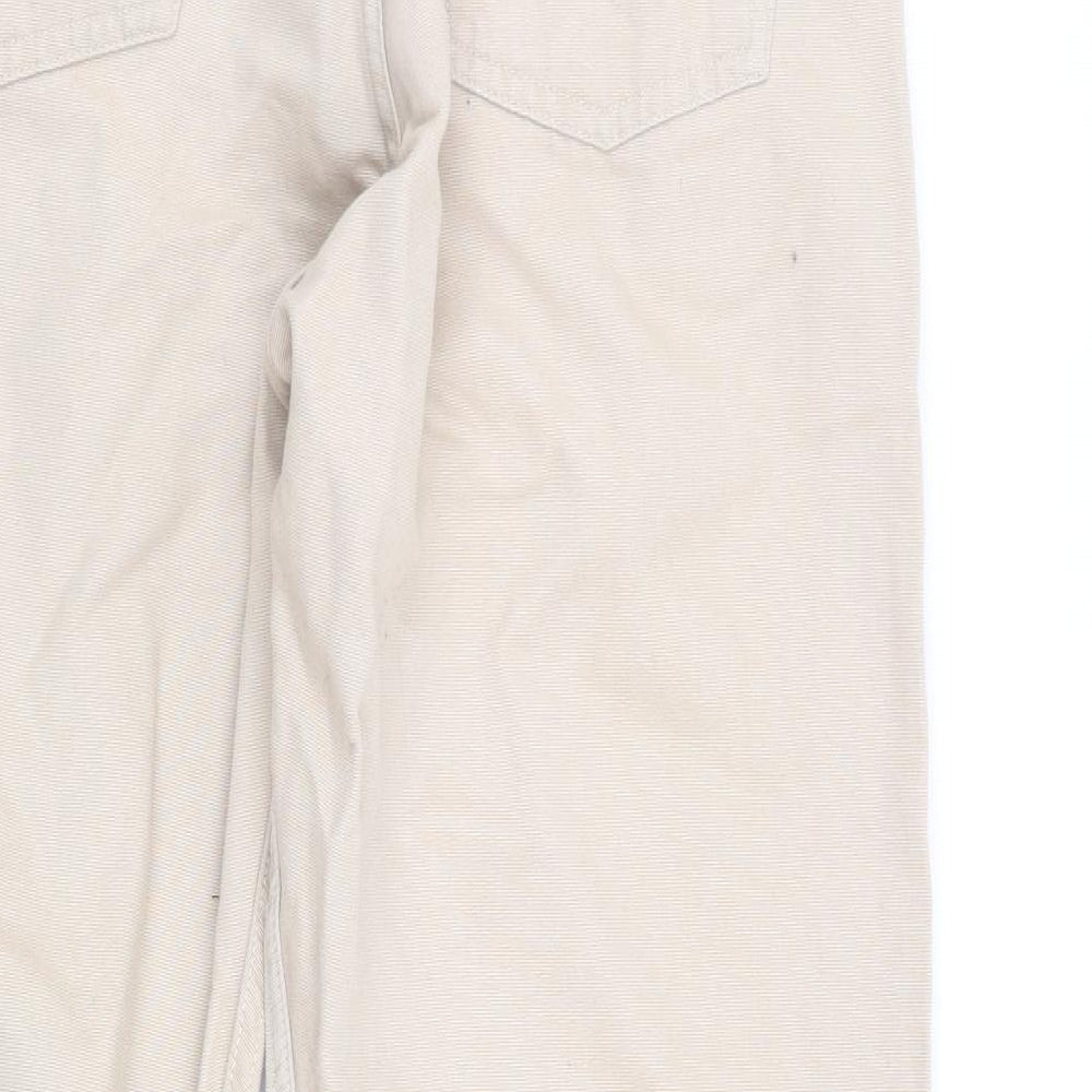 chen Mens Beige   Straight Jeans Size 32 in L31 in