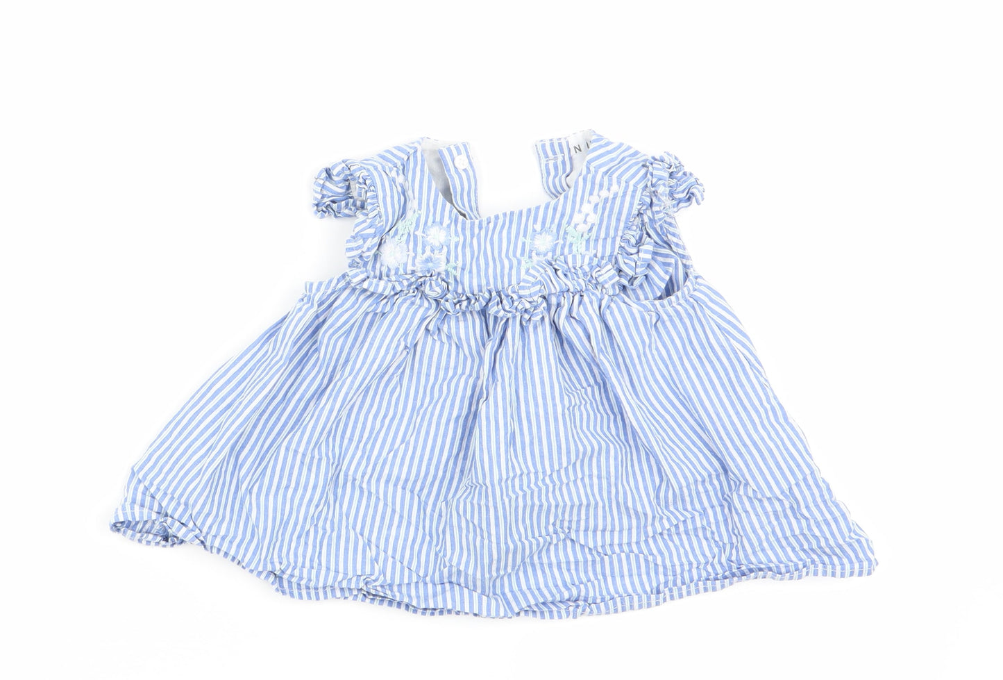 Nutmeg Girls Multicoloured Striped  Fit & Flare  Size 6-9 Months