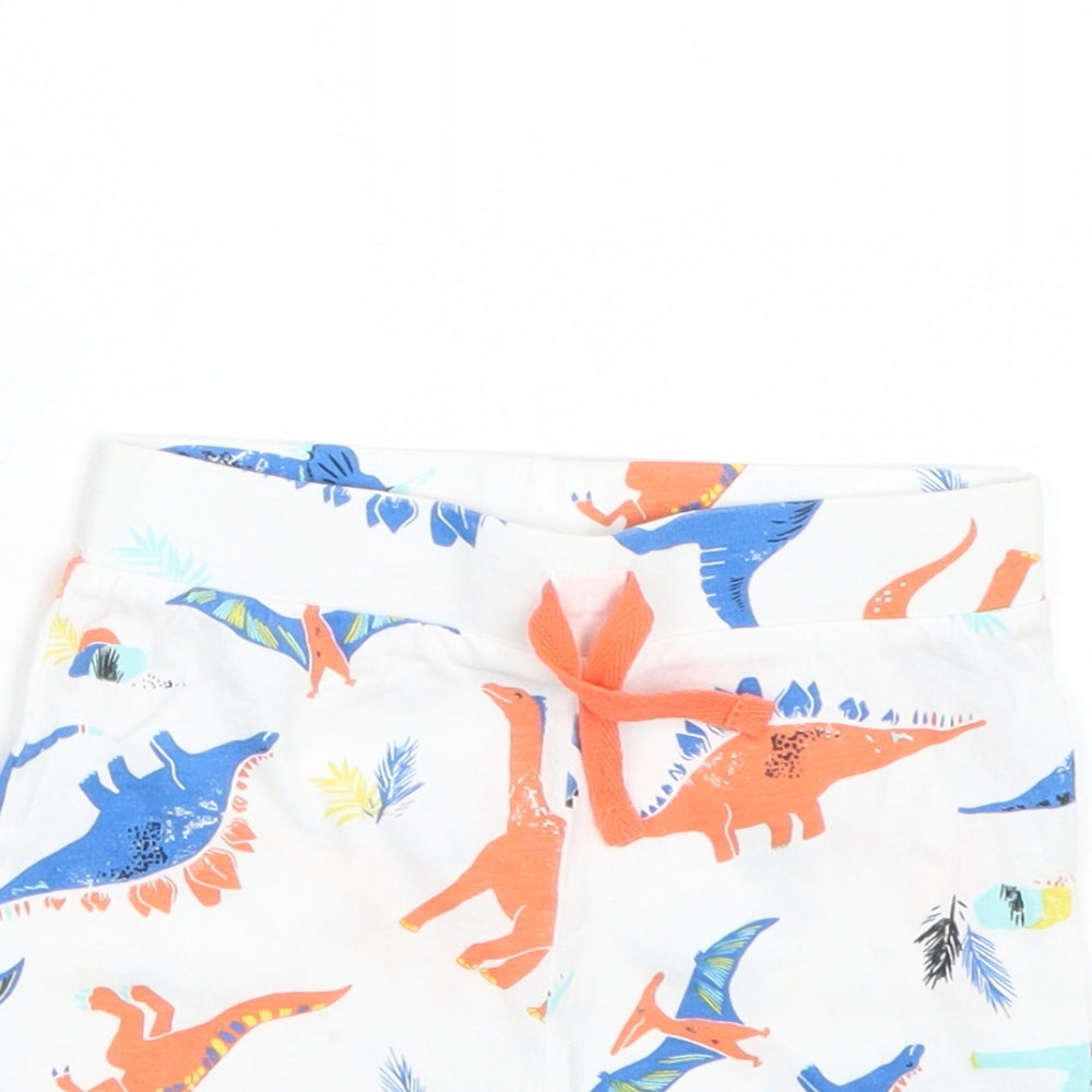 Primark Baby White Animal Print  Cami Sleep Shorts Size 18-24 Months