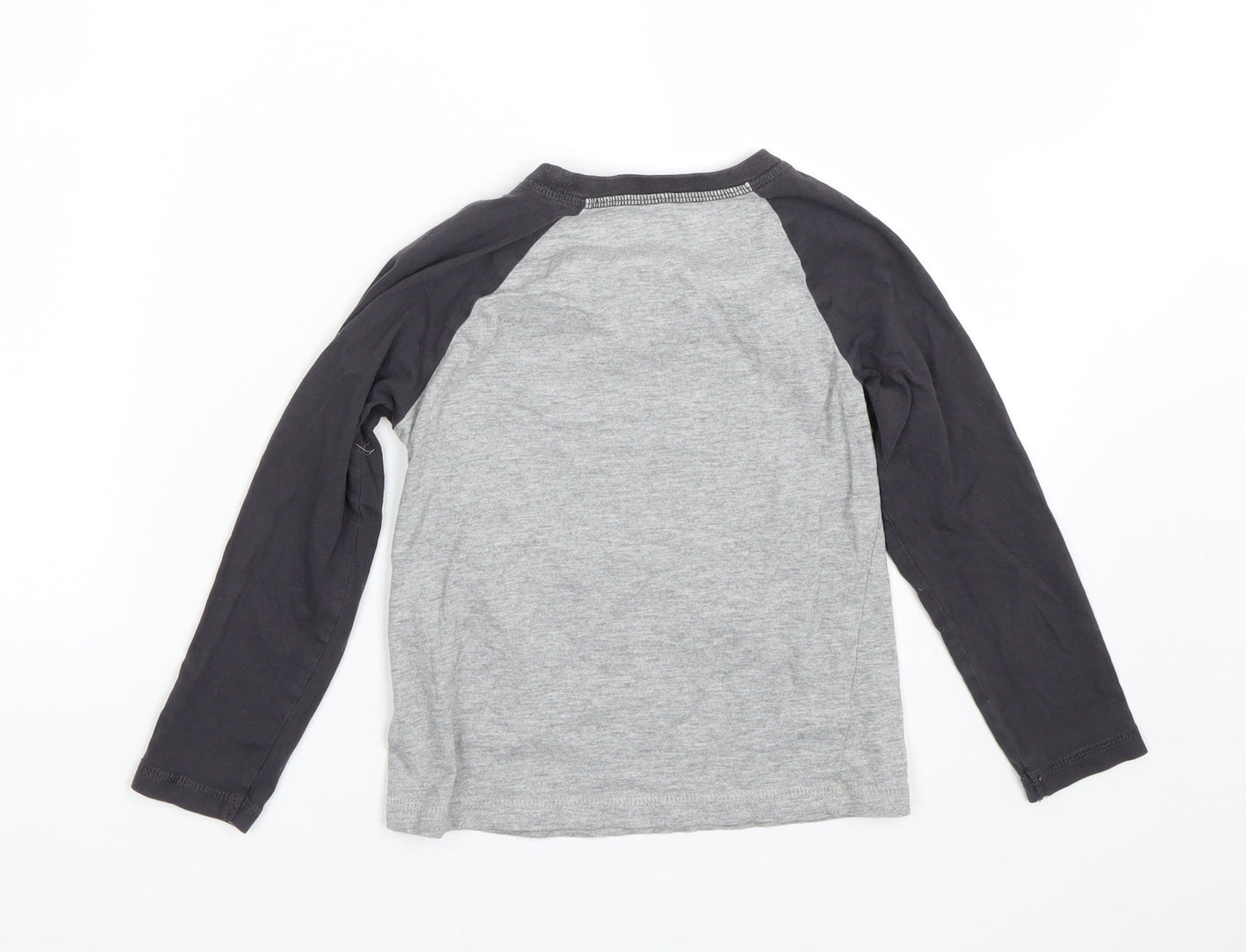 George Boys Grey   Basic T-Shirt Size 6-7 Years