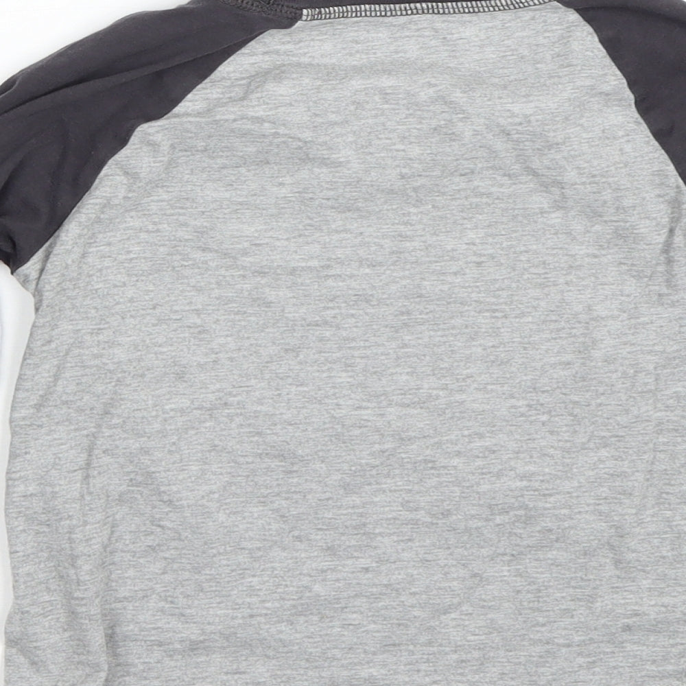 George Boys Grey   Basic T-Shirt Size 6-7 Years