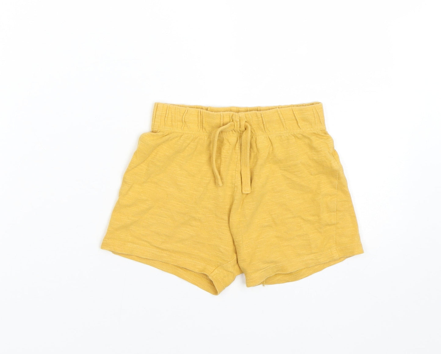 Fred & flo Girls Yellow   Sweatpants Trousers Size 18-24 Months  - Shorts