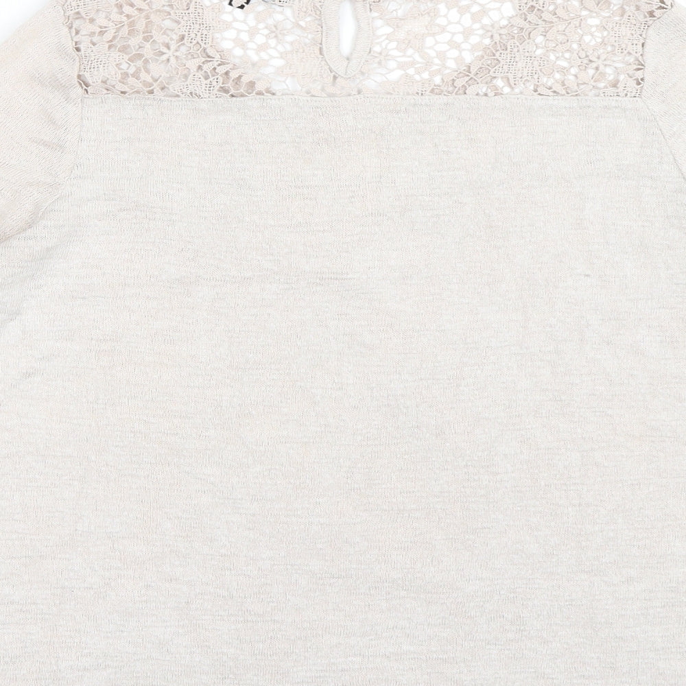 New Look Womens Beige   Pullover Jumper Size 12