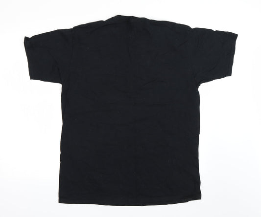 Port & Company Mens Black    T-Shirt Size L  - Christmas 2020