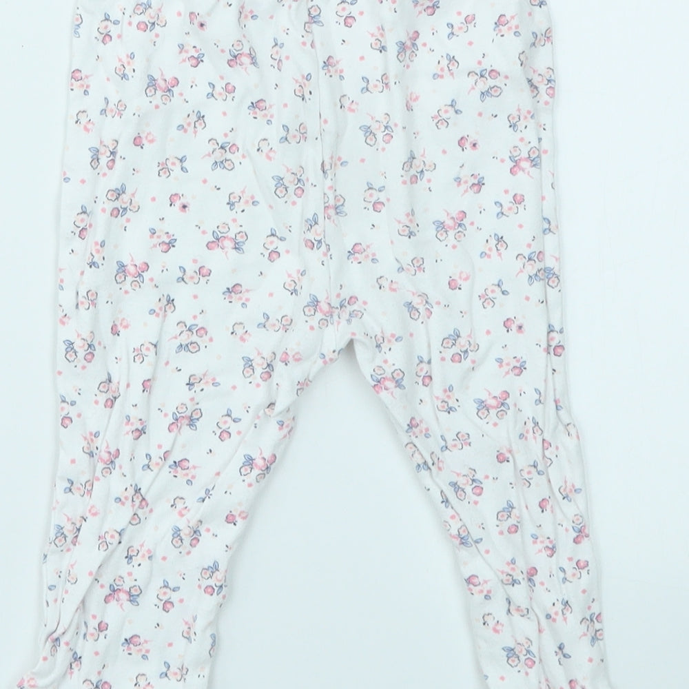 George Girls Multicoloured Floral  Basic T-Shirt Size 18-24 Months