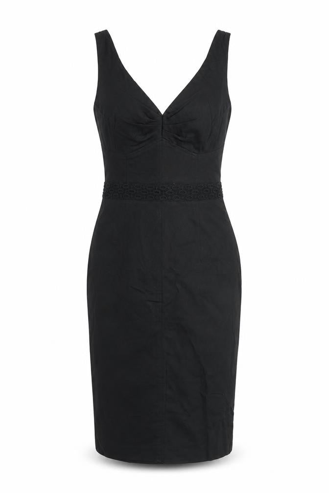 Nougat London Womens Black Houndstooth  A-Line  Size XS