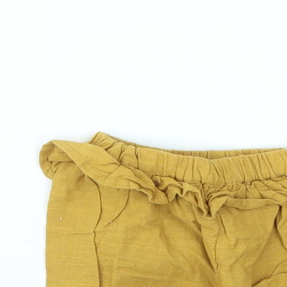 TU Girls Beige   Capri Trousers Size 3-6 Months