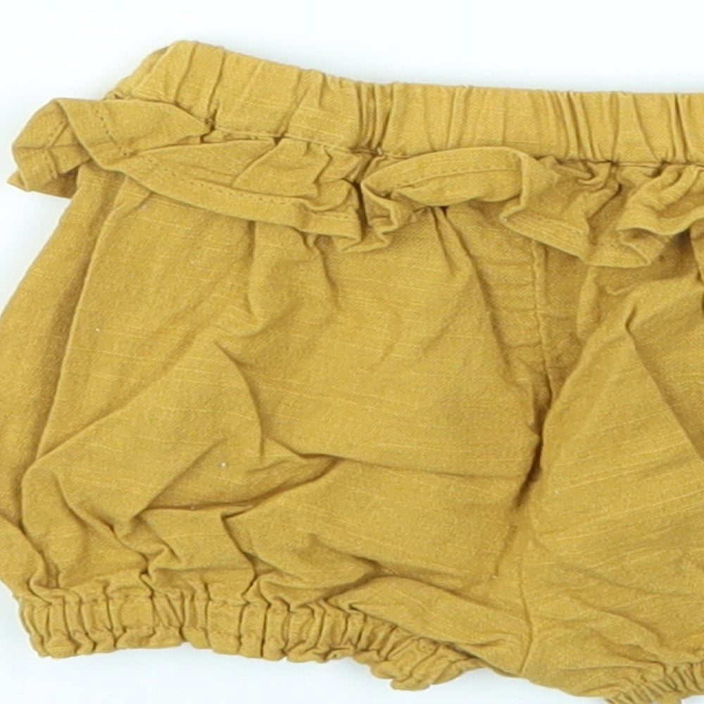TU Girls Beige   Capri Trousers Size 3-6 Months