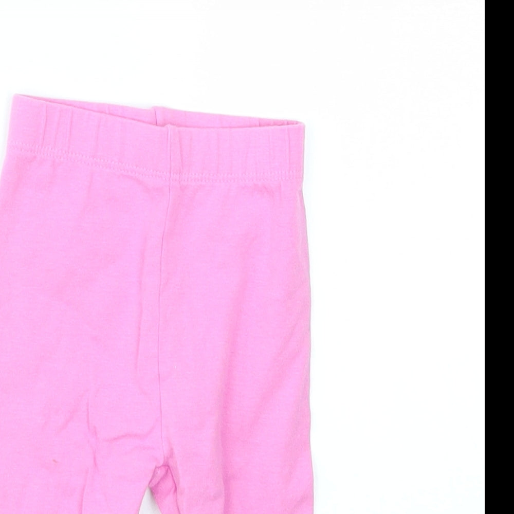 George Girls Pink   Capri Leggings Size 3-6 Months