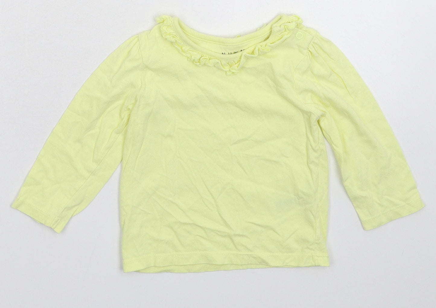 Nutmeg Baby Yellow   Basic T-Shirt Size 9-12 Months
