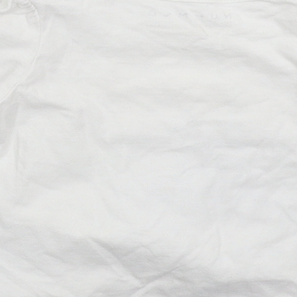 Nutmeg Girls White   Basic T-Shirt Size 6-9 Months