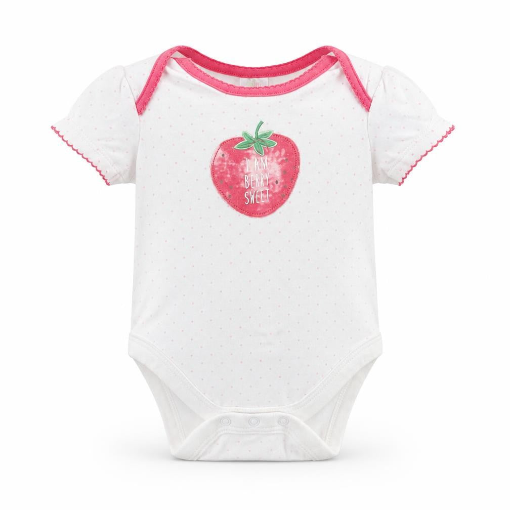 Mini Club Girls White Spotted  Babygrow One-Piece Size 3-6 Months