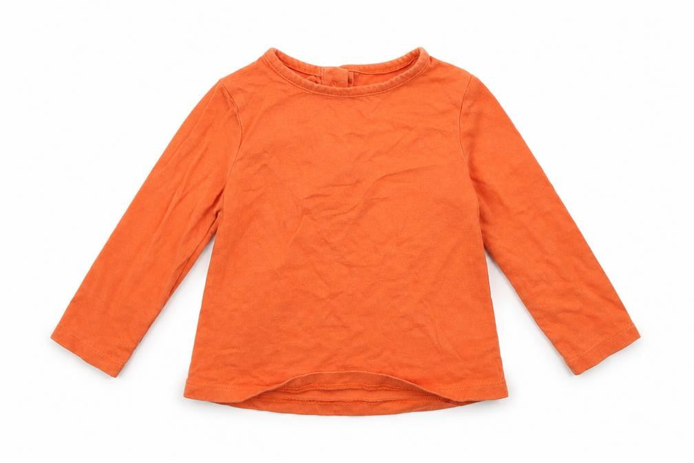 George Baby Orange   Basic T-Shirt Size 6-9 Months