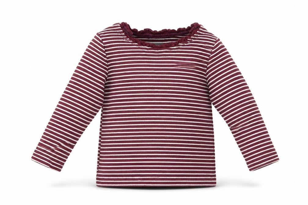 NEXT Baby Purple Striped  Basic T-Shirt Size 3-6 Months