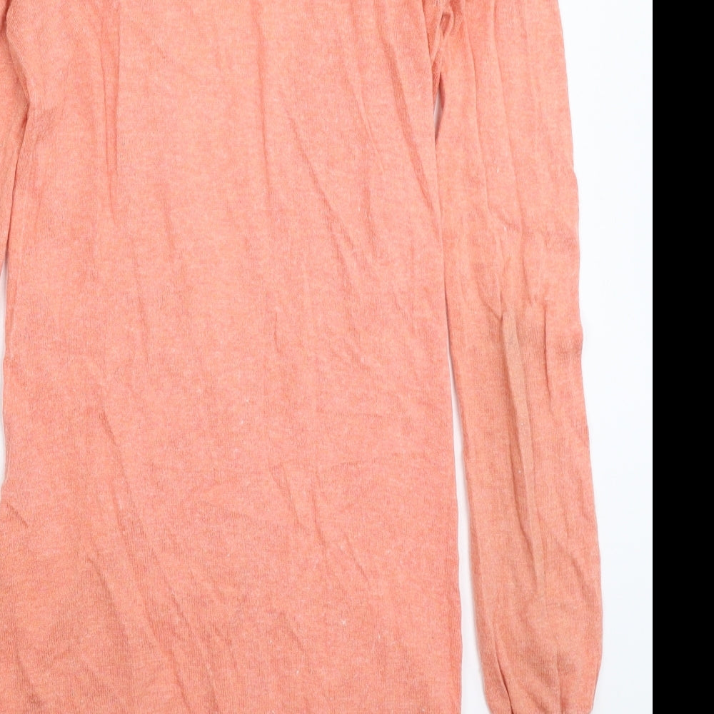 Miss Selfridge Womens Pink  Knit Cardigan Jumper Size 8