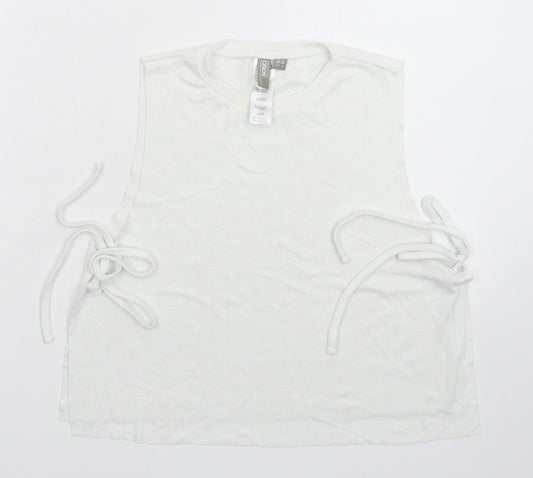 ASOS Womens White   Basic Tank Size 10