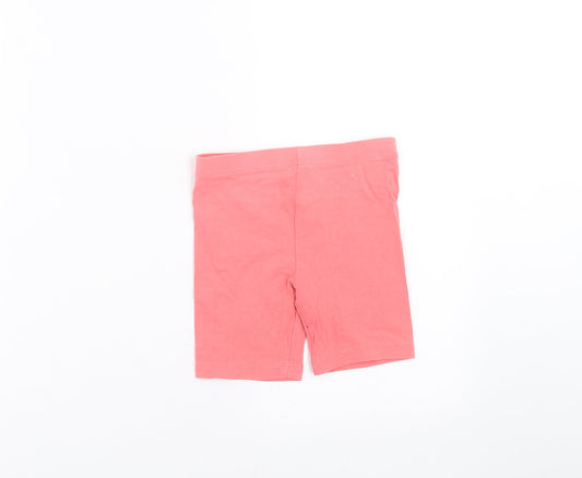 George Girls Pink   Biker Shorts Size 4-5 Years