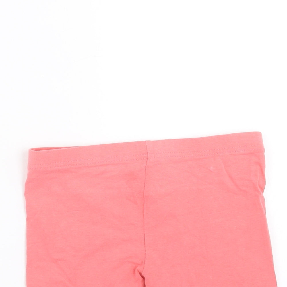 George Girls Pink   Biker Shorts Size 4-5 Years
