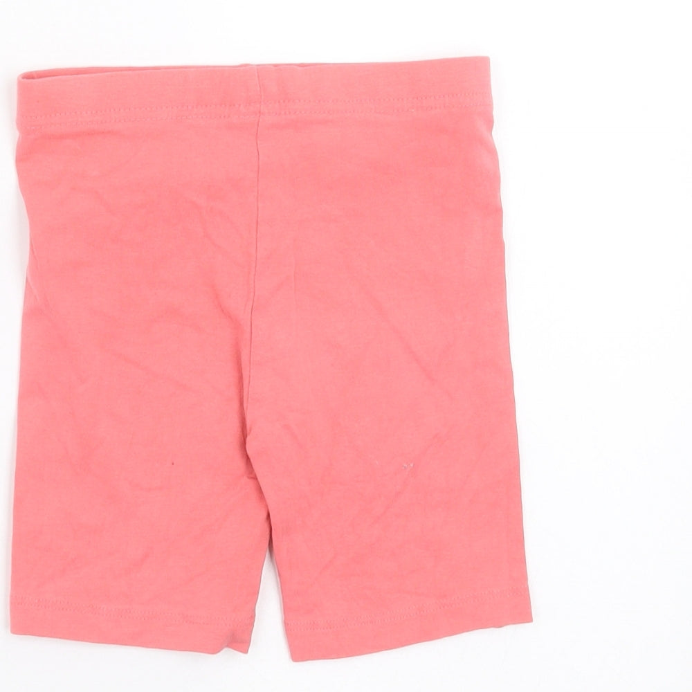 George Girls Pink   Biker Shorts Size 4-5 Years