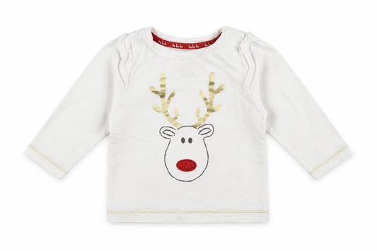Mothercare Girls White   Basic T-Shirt Size 3-6 Months  - christmas