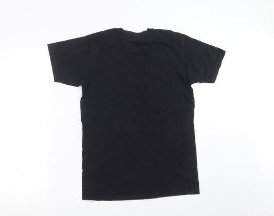 Fruit of the Loom Mens Black    T-Shirt Size S