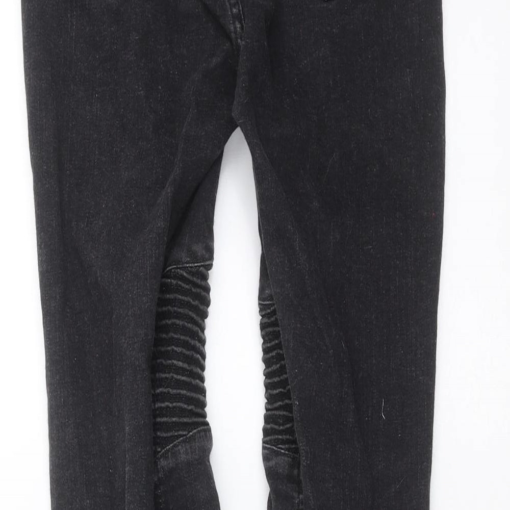 Marks and Spencer Womens Grey  Denim Skinny Jeans Size 10 L27 in