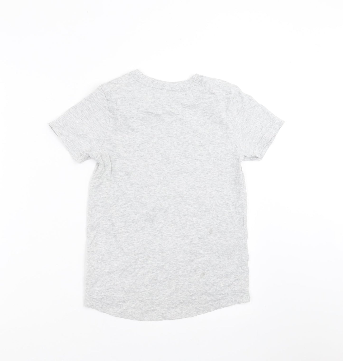 Nutmeg Boys Grey   Basic T-Shirt Size 8-9 Years