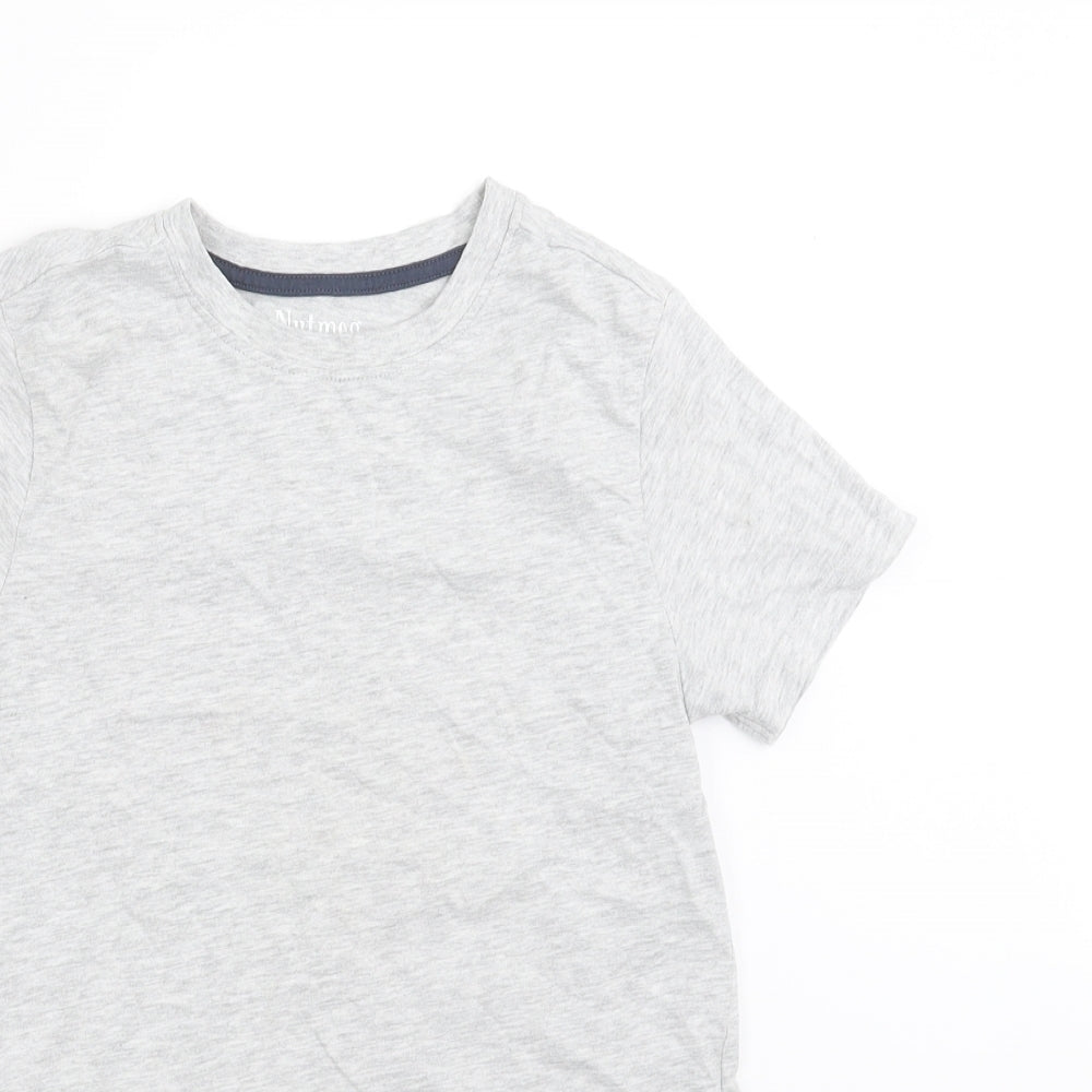 Nutmeg Boys Grey   Basic T-Shirt Size 8-9 Years