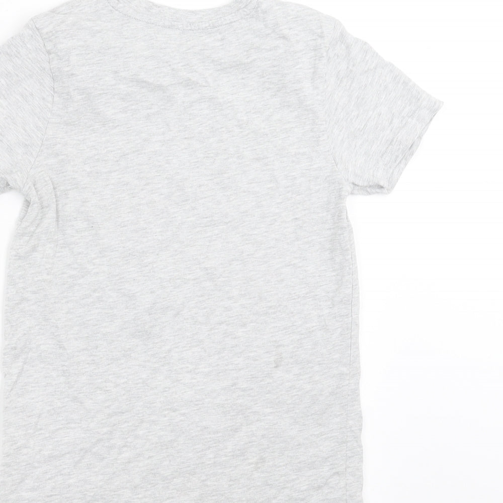 Nutmeg Boys Grey   Basic T-Shirt Size 8-9 Years