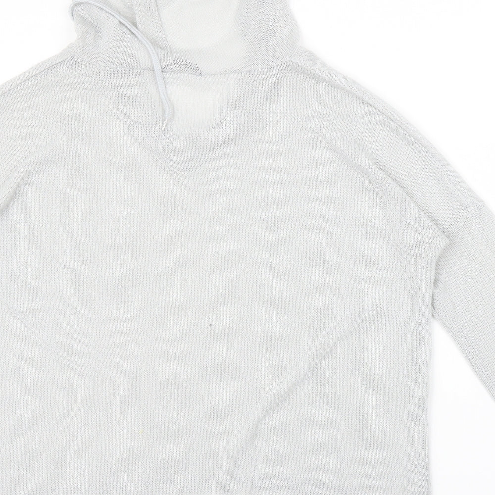 Select Womens Grey   Pullover Hoodie Size 12