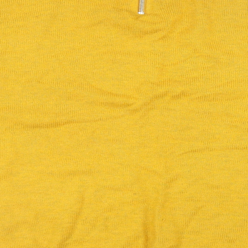 H&M Womens Yellow   Pullover Jumper Size M