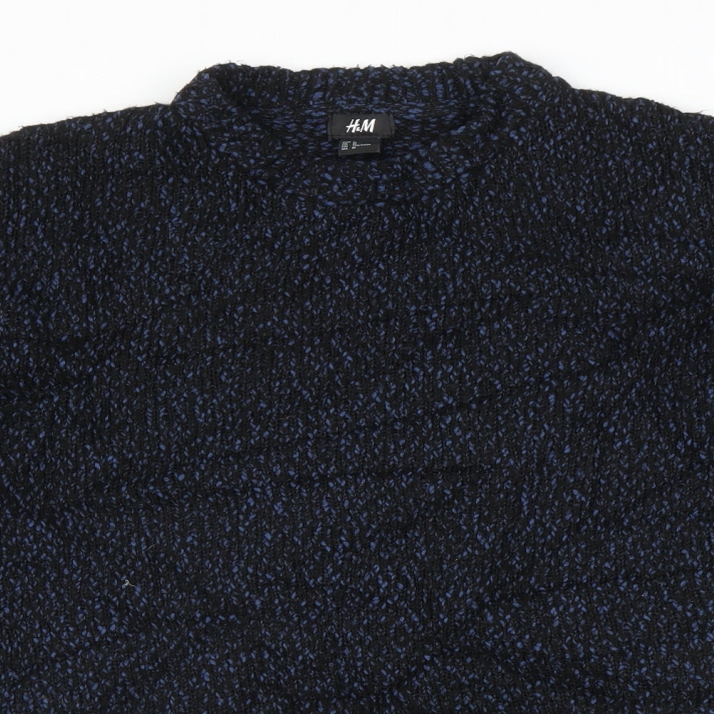H&M Womens Blue   Pullover Jumper Size M