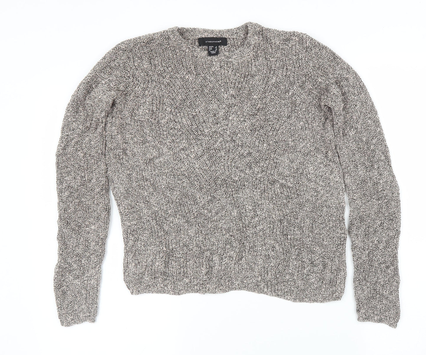 Atmosphere Womens Grey   Pullover Jumper Size 6
