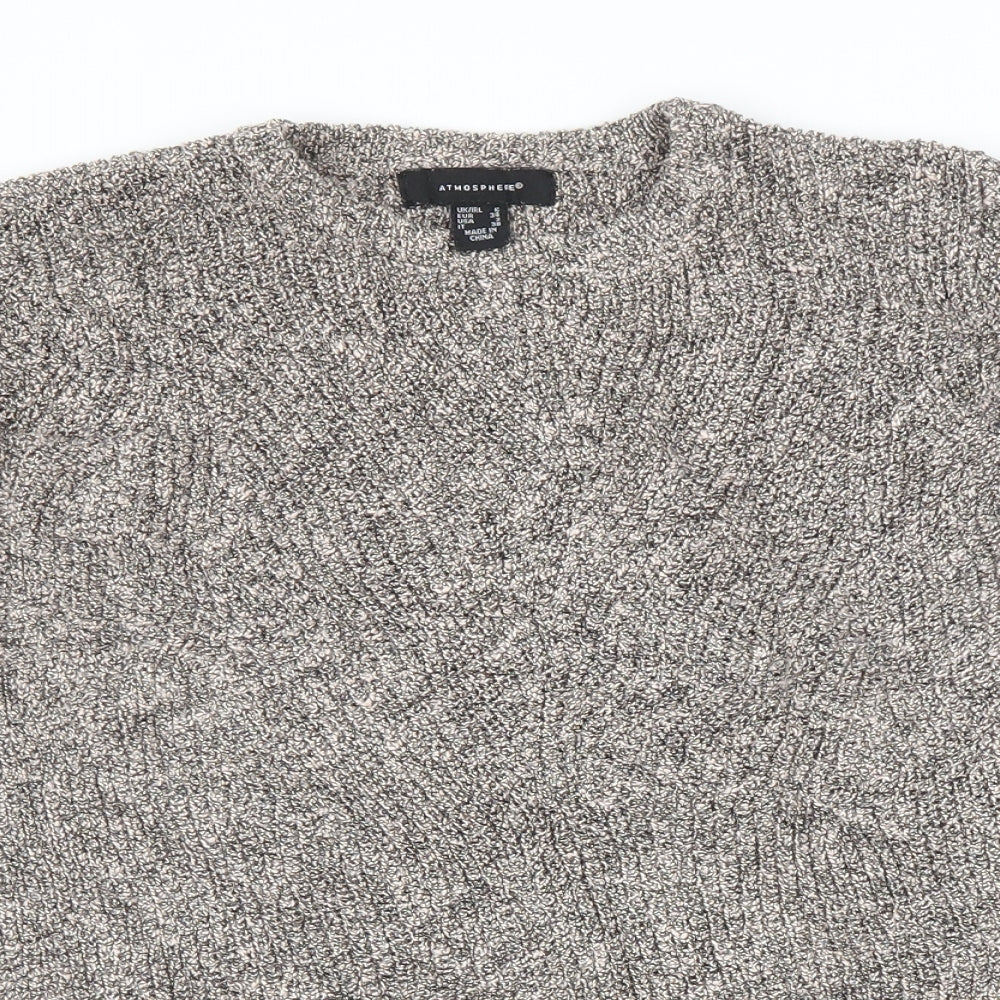 Atmosphere Womens Grey   Pullover Jumper Size 6