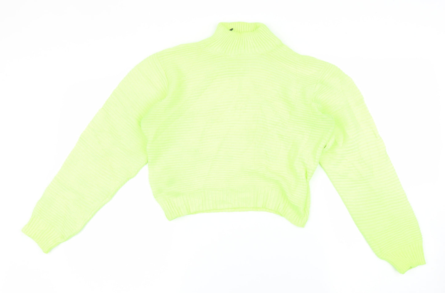 PRETTYLITTLETHING Womens Green   Pullover Jumper Size 12