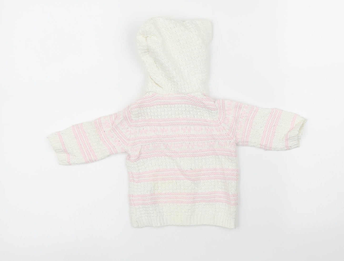 George Girls Multicoloured Striped  Cardigan Jumper One Size